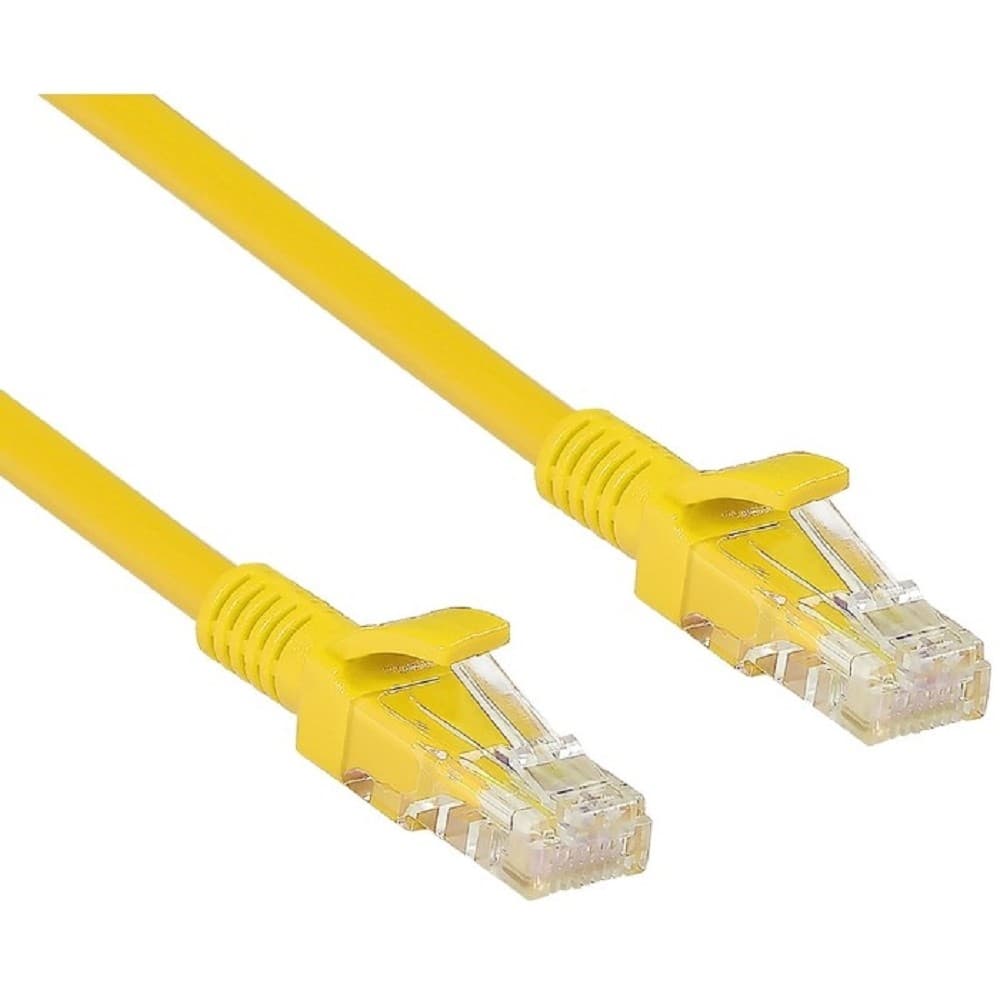 Exegate EX258668RUS Патч-корд UTP-RJ45-RJ45-5e-1,5M-YL, UTP, cat.5e, 1.5м, желтый