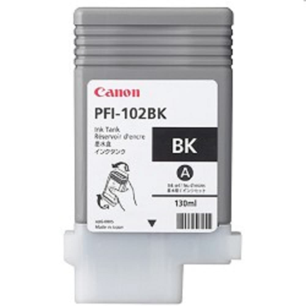 Canon PFI-102Bk 0895B001 Картридж для Canon iPF605/ iPF610/ iPF650/ iPF655/ iPF710/ iPF750/ iPF755/ LP17/ iPF510, Чёрный, 130 мл.
