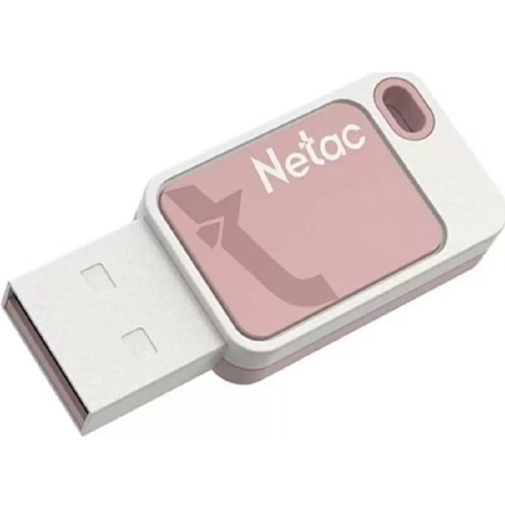 Netac USB Drive 64GB UA31 <NT03UA31N-064G-20PK>, USB2.0, розовая