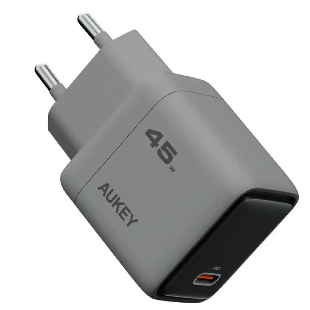 Aukey сетевое зарядное устройство Comet 45W Gray (AWC-PA-C2G)