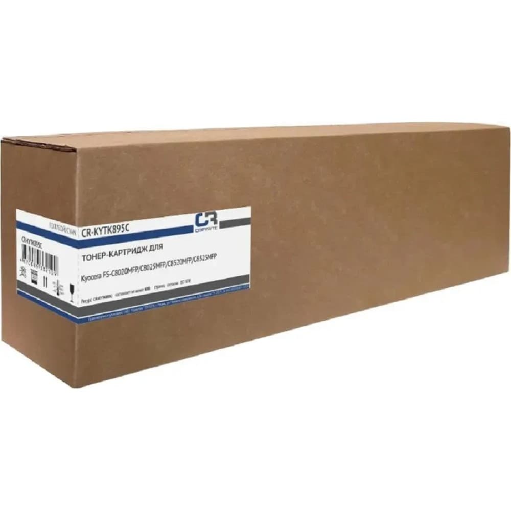 Картридж лазерный CopyRite CR-KYTK895C TK-895C голубой (6000стр.) для Kyocera FS-C8020MFP/C8025MFP/C