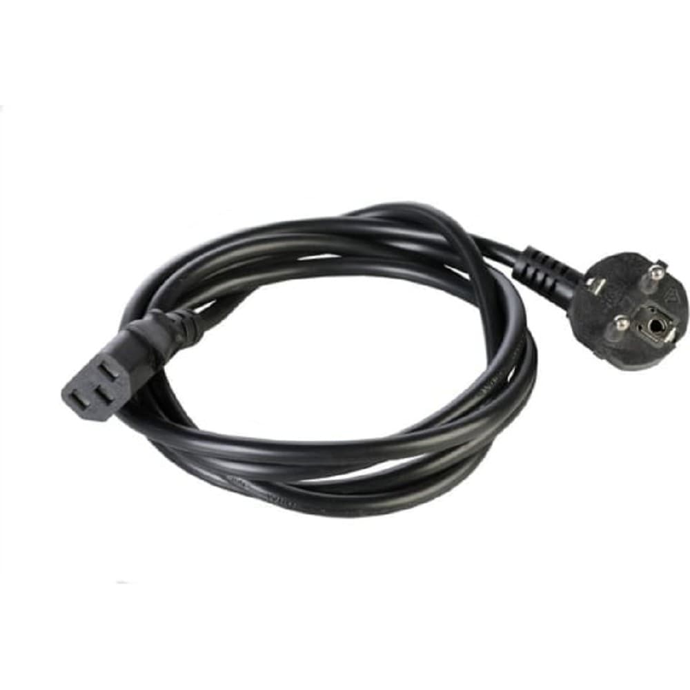 REM Шнур питания с заземлением IEC 60320 C13/EU-Schuko, 10А/250В (3x1,0), длина 5 м. (R-10-Cord-C13-S-5)