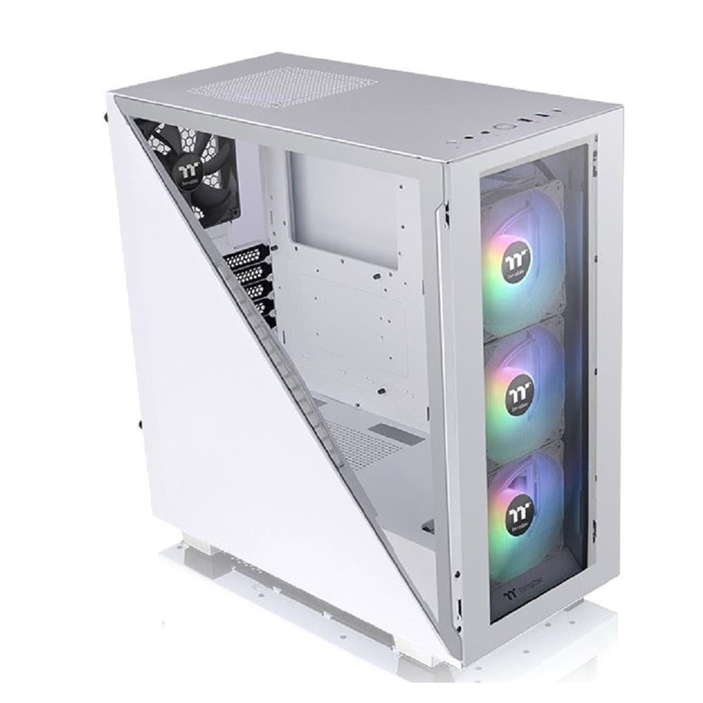 Корпус Thermaltake Divider 300 TG Snow ARGB CA-1S2-00M6WN-01 White/Win/SPCC/Tempered Glass*2/120mm Standard CA-1S2-00M6WN-01 Fan*1/120mm ARGB Fan*3