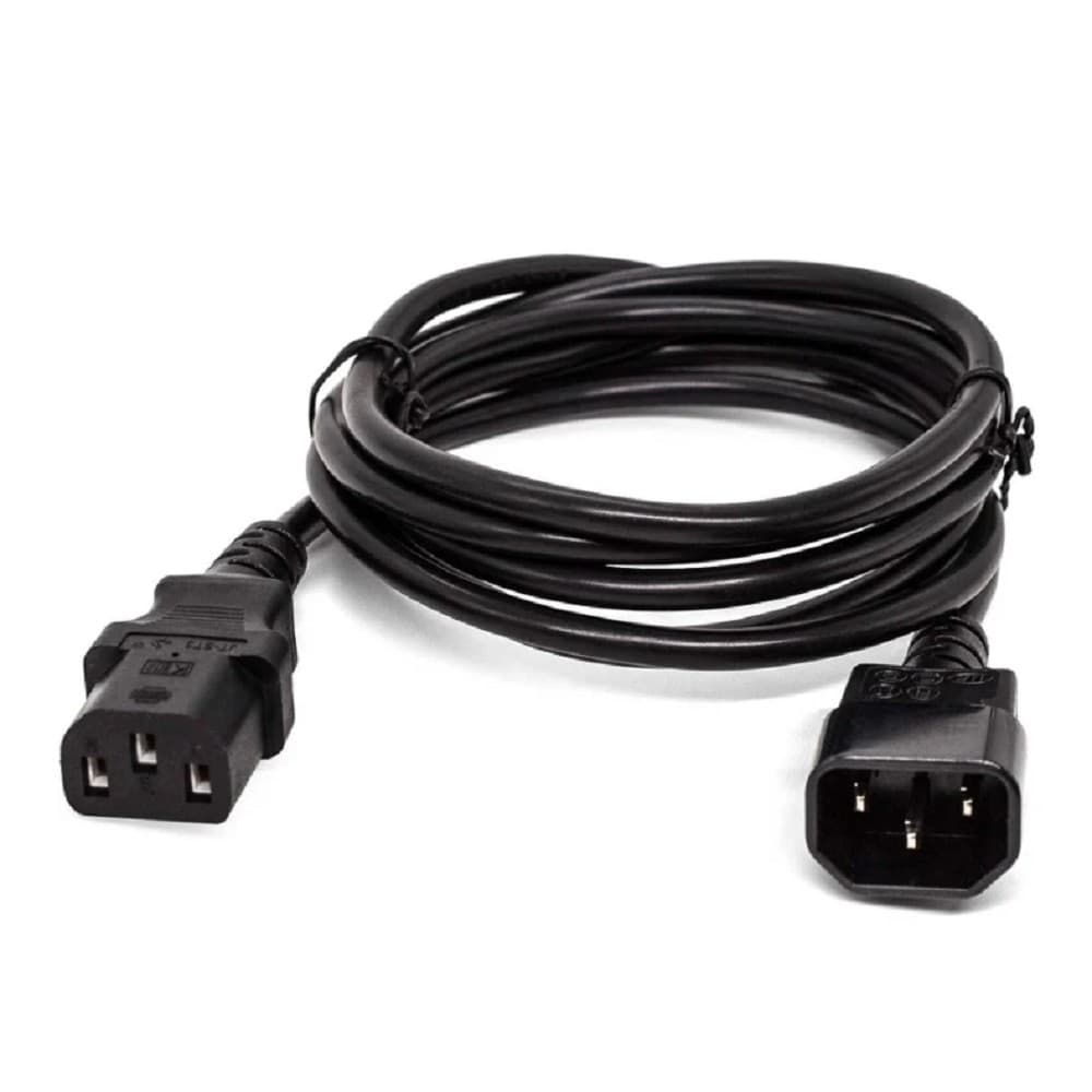 Комплект кабелей Filum FL-PC-C13/C14-C-3.0-BK 5шт, CEE 7/7- С13, 3х0.75мм², 220В, 10A, чёрный, 1.8м