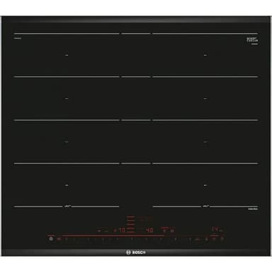 Serie 8, индукционная варочная панель, 60см, управление DirectSelectPremium, 4 индукционных зон нагрева, 2 зоны FlexZone, расширенная зона Extended FlexZone, подсветка ZoneLight, технология HomeConnec