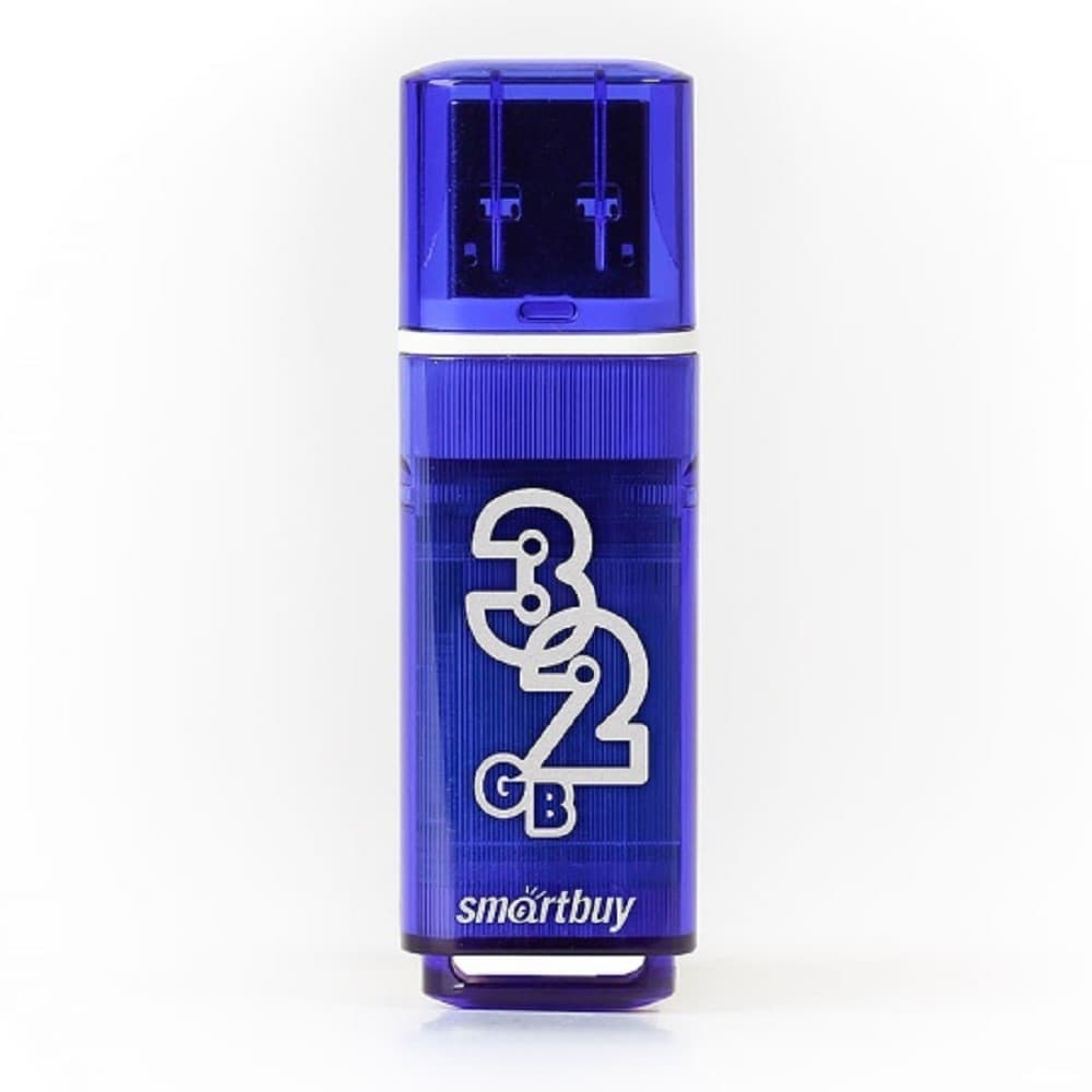 Smartbuy USB Drive 32GB Glossy series Dark Blue 3.0/3.1 (SB32GBGS-DB)