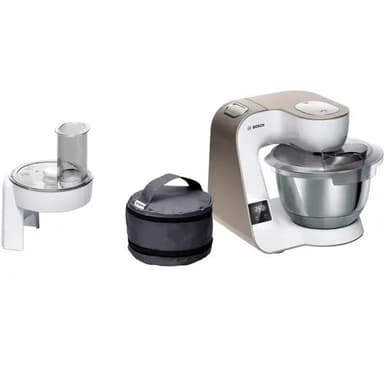 Кухонный комбайн BOSCH/ 1000 Вт, цвет белый, бежевый