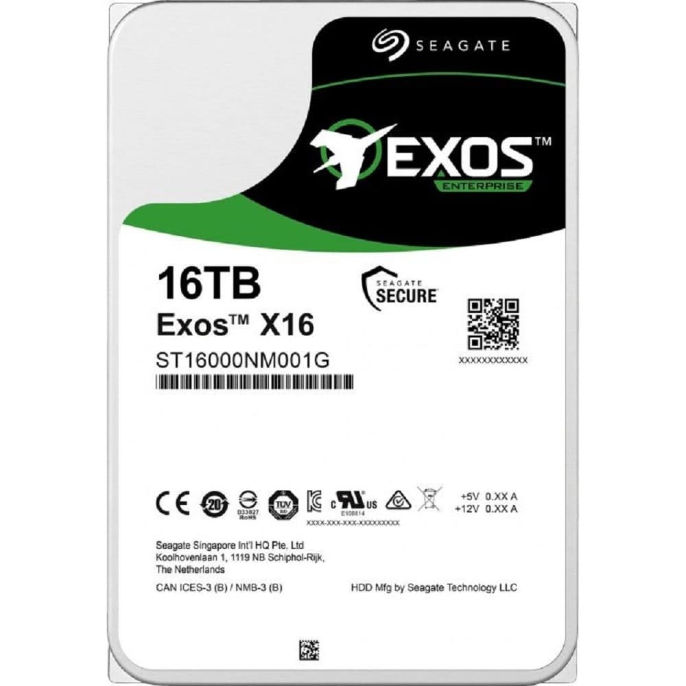 16TB Seagate Exos X16 (ST16000NM001G)