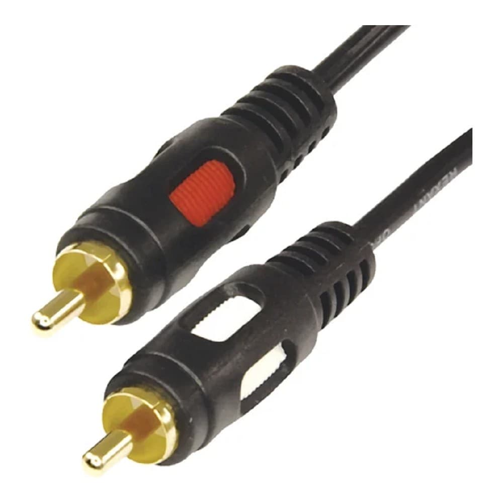 Rexant (17-0148) Шнур 2RCA Plug - 2RCA Plug 10М (GOLD)