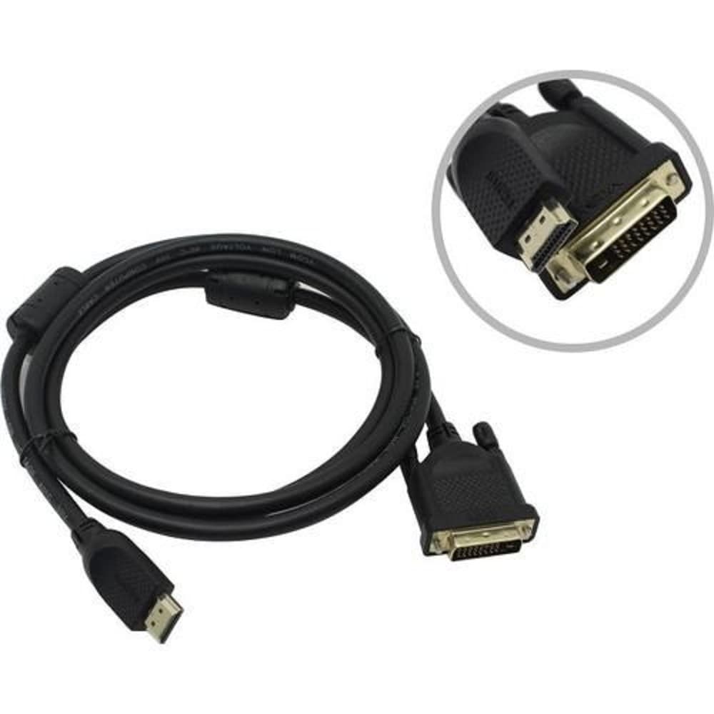 Кабель HDMI - DVI, 1.8м, VCOM CG484GD-1.8M