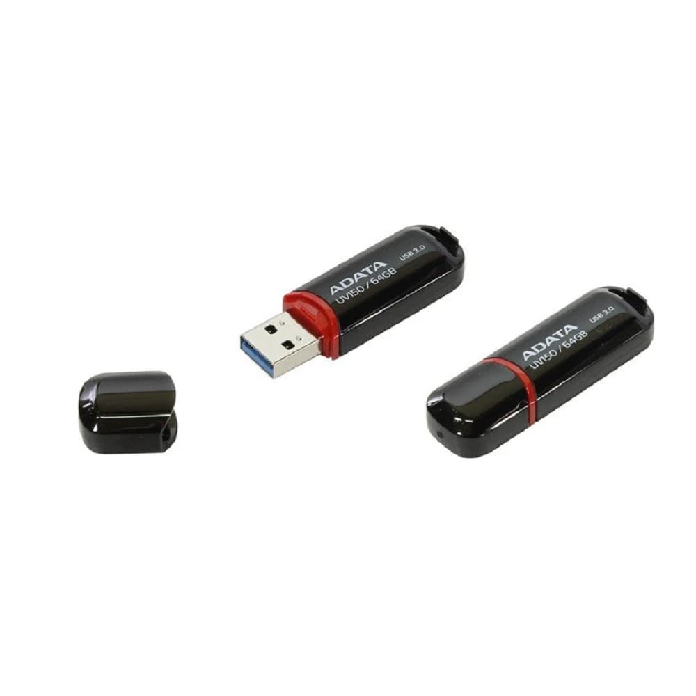 A-DATA Flash Drive 64GB UV150 AUV150-64G-RBK