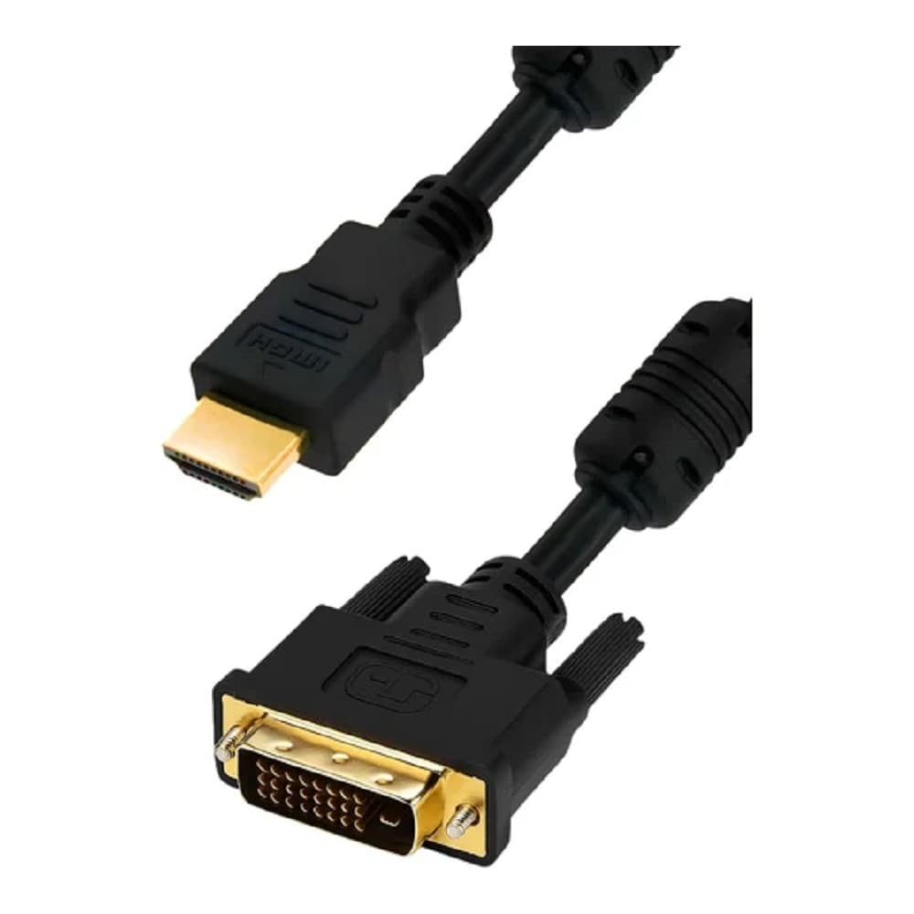 5bites APC-073-030 Кабель HDMI M / DVI M (24+1) double link, зол.разъемы, ферр.кольца, 3м.