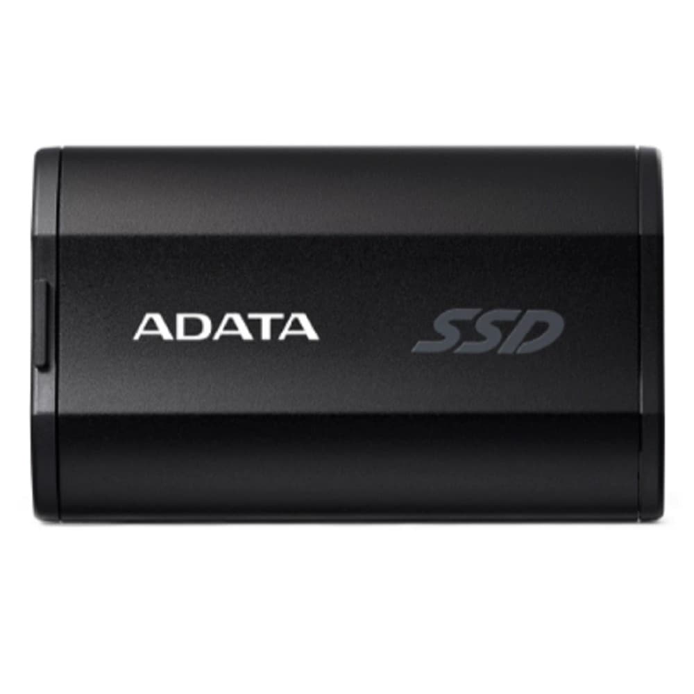 A-DATA Portable SSD 500GB External SD810Type-C, USB 3.2 Gen2x2, up to R/W 2000/2000 MB/s, SD810-500G-CBK