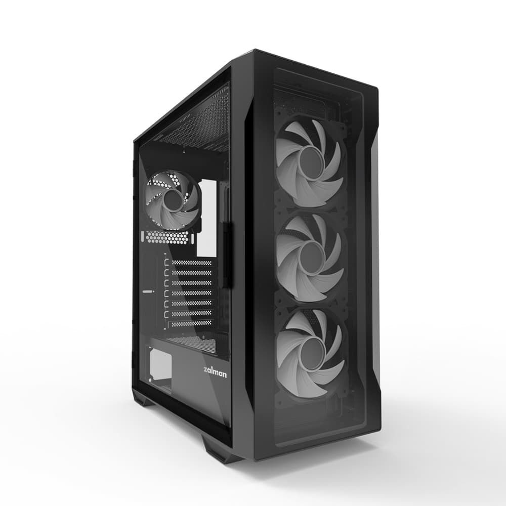 Zalman i3 NEO черный, без БП, боковая панель из закаленного стекла, 2*USB 3.0, USB 2.0