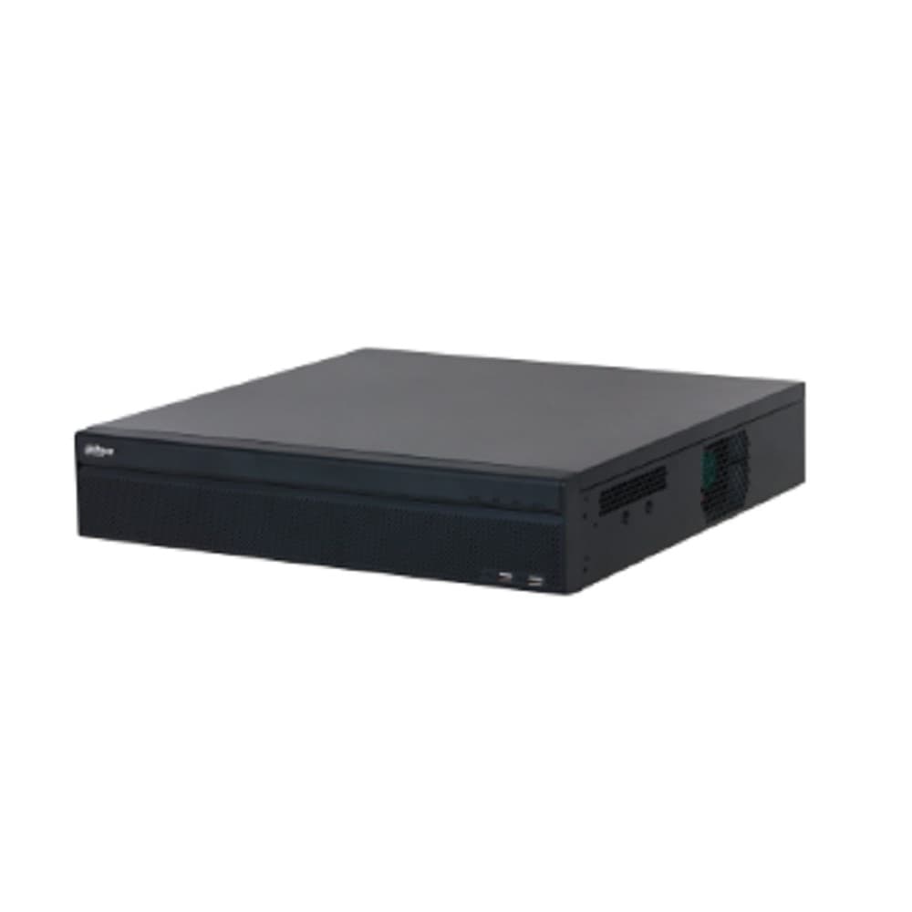 DAHUA DHI-NVR5432-EI2 32-канальный IP-видеорегистратор до 448Мбит/с; 4 SATA III до 20Тбайт; 2 HDMI (8K), 2 VGA; 1 RJ45 1000Мбит/с; audio: 1/1; тревожные вх./вых.: 4/2; видеоаналитика