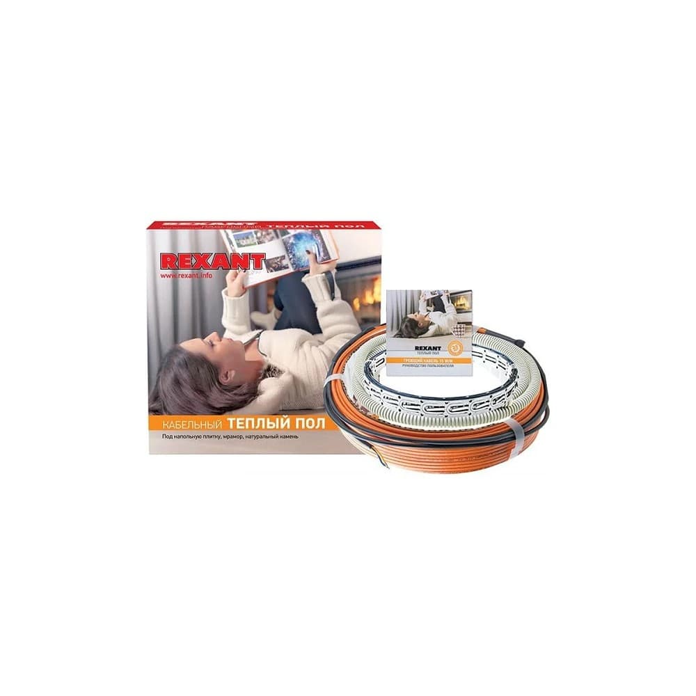 Rexant 51-0514-3 Теплый пол RND -30-450 (450Вт/30м/ S обогрева, м2: 2,7-3,8) (двух жильный)