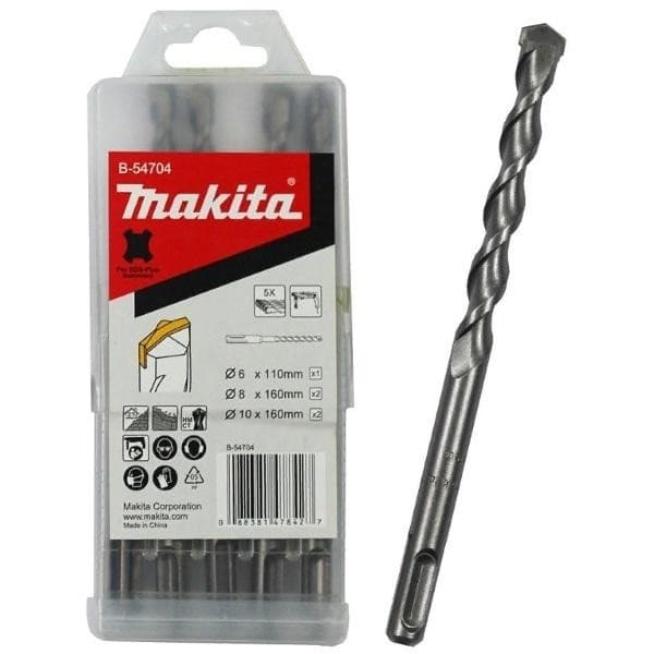 Makita B-54704 Набор буров SDS-Plus Centering tip, 5 шт