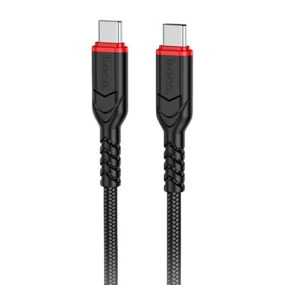 HOCO X59/ PD кабель Type-C-Type-C/ 3m/ 3A/60W/ черный