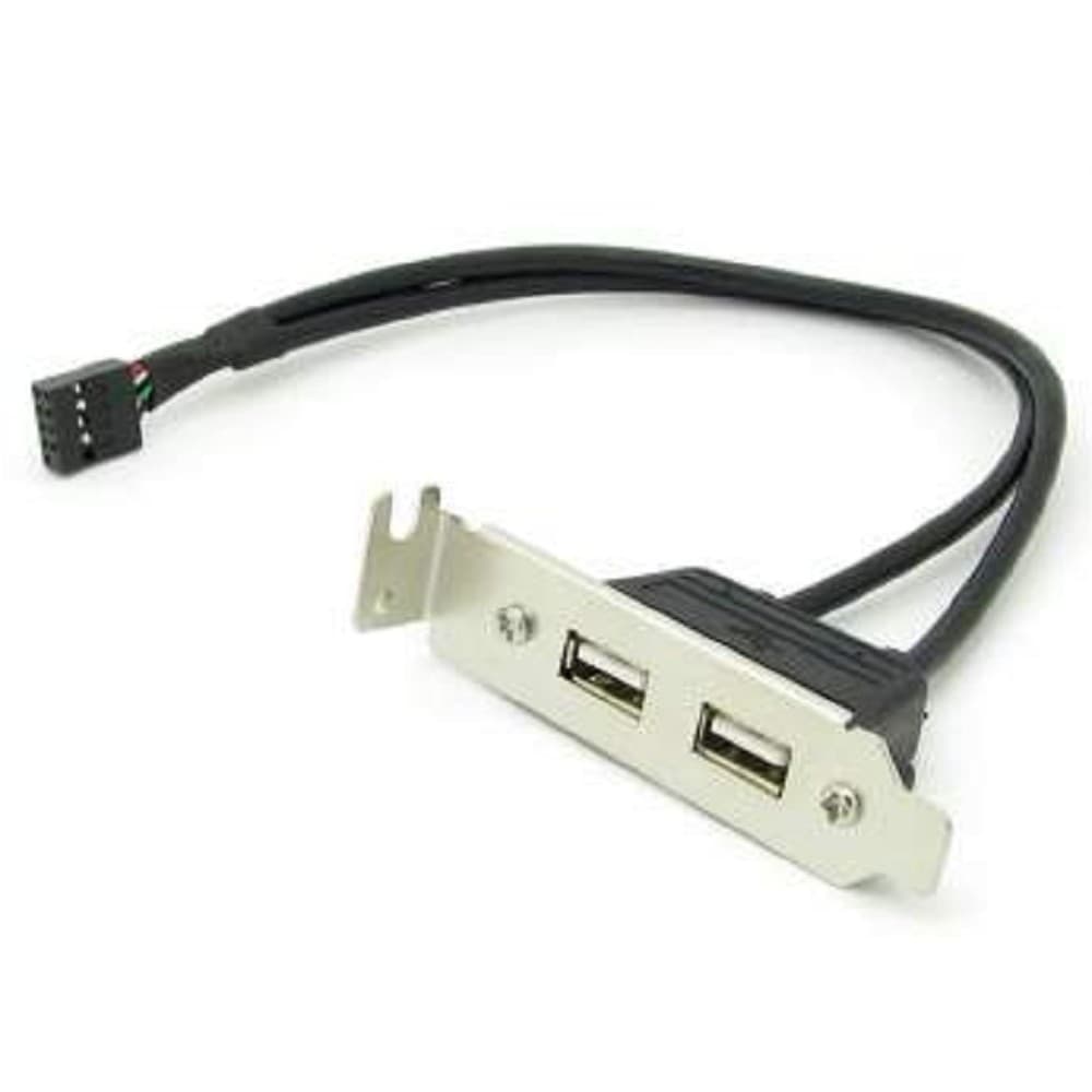 ORIENT C026, Планка портов в корпус 2xUSB 2.0, Low Profile, длина кабеля 30см, oem