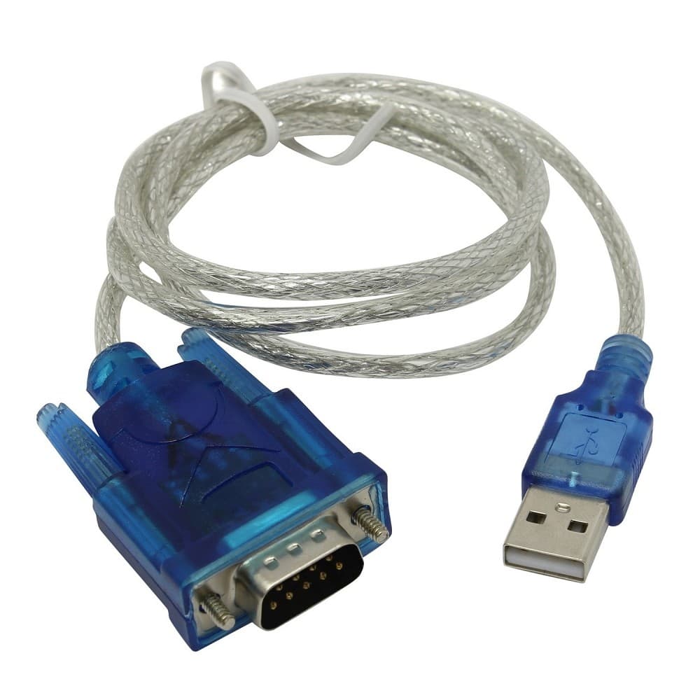 ORIENT Кабель-адаптер USS-102N USB Am to RS232 DB9M (WCH CH340, поддержка Win 8.x/10), длина 0.8м, крепеж разъема - винты
