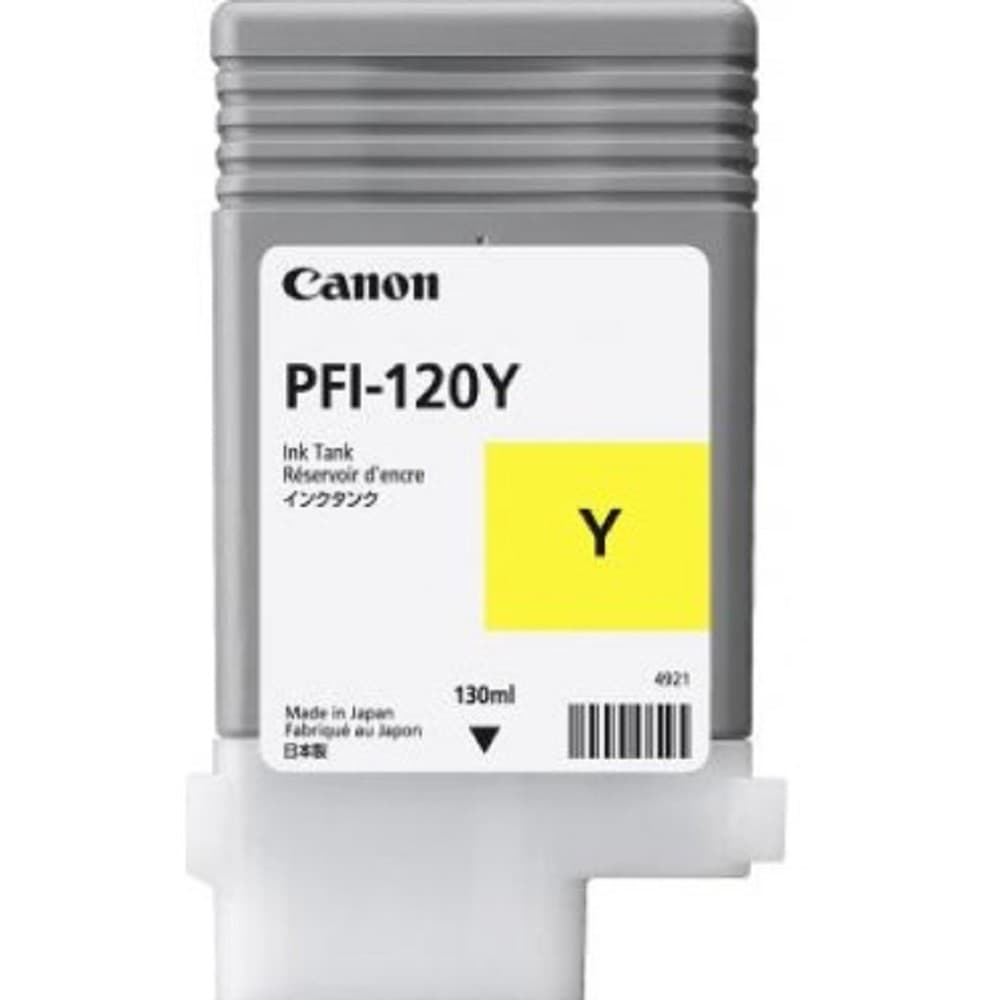 Canon PFI-120Y 2888C001 Картридж для TM-200/TM-205/TM-300/TM-305, 130 мл. жёлтый