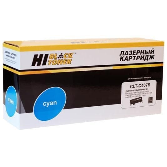 Hi-Black CLT-C407S Картридж для Samsung CLP320/320N/CLX-3185/3185N/FN C с чипом