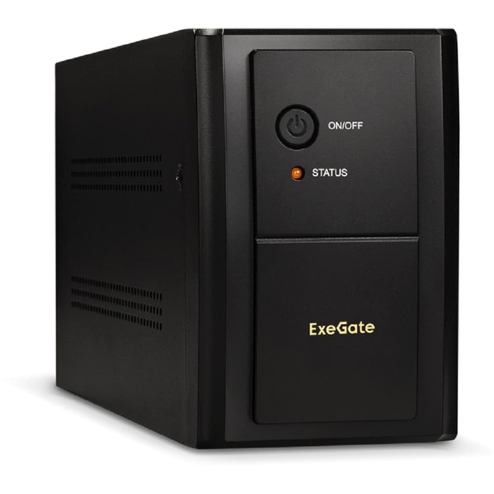 Exegate EP285481RUS ИБП ExeGate SpecialPro UNB-1000.LED.AVR.C13.RJ <1000VA/650W, LED, AVR, 6*IEC-C13, RJ45/11, Black>