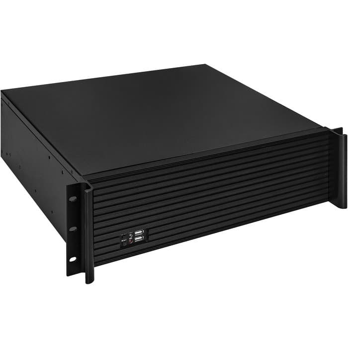 Exegate EX292708RUS Серверный корпус ExeGate Pro 3U390-11 <RM 19", высота 3U, глубина 390, БП 1100ADS, USB>