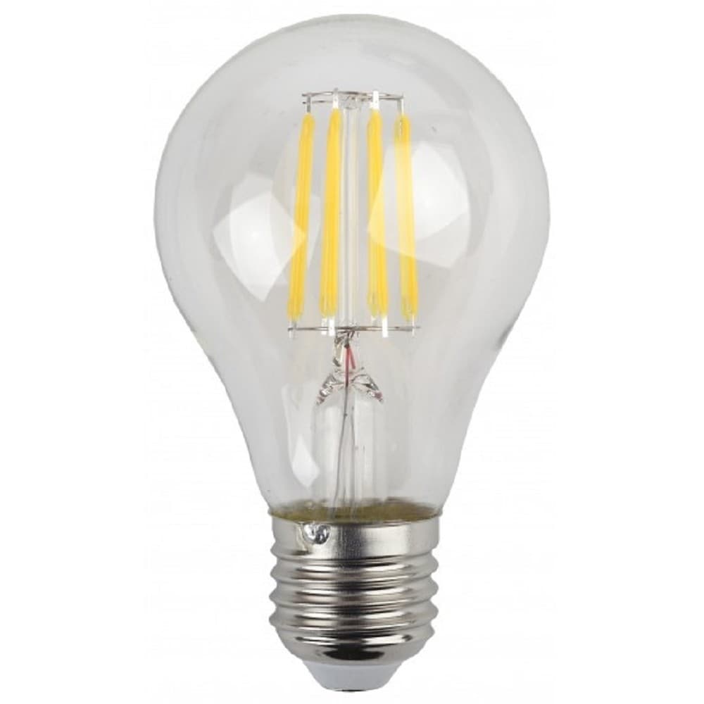 Лампа светодиодная ЭРА F-LED A60-9W-827-E27 (филамент, груша, 9Вт, тепл, Е27)