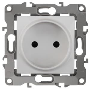 Эра Б0018981 12-2005-01 Розетка 2P, 16АХ-250В, без м.лапок, Эра12, белый