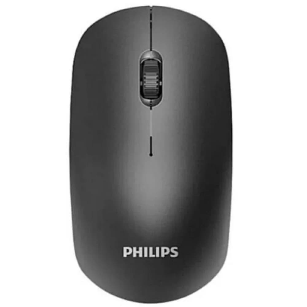 Philips Беспроводная Мышь SPK7315, 2,4 GHz , 3 кноп., 1600dpi, бесшумная, Чёрный