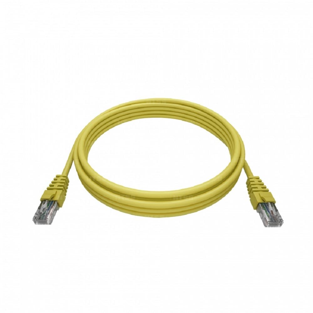NTSS Патч-корд NTSS RJ45/8P8C, T568B UTP 6 кат. литой, 0.15 метров, LSZH, желтый NTSS-PC-UTP-RJ45-6-0.15-LSZH-YL