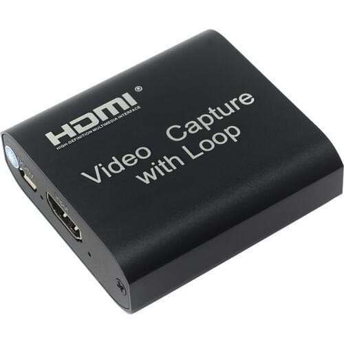ORIENT C704HVC, Адаптер HDMI -> USB2.0, устройство видеозахвата со звуком 1920x1080@30Hz, выход HDMI, поддержка Windows/MacOS/Android, питание 5В, в комплекте USB-кабель питания