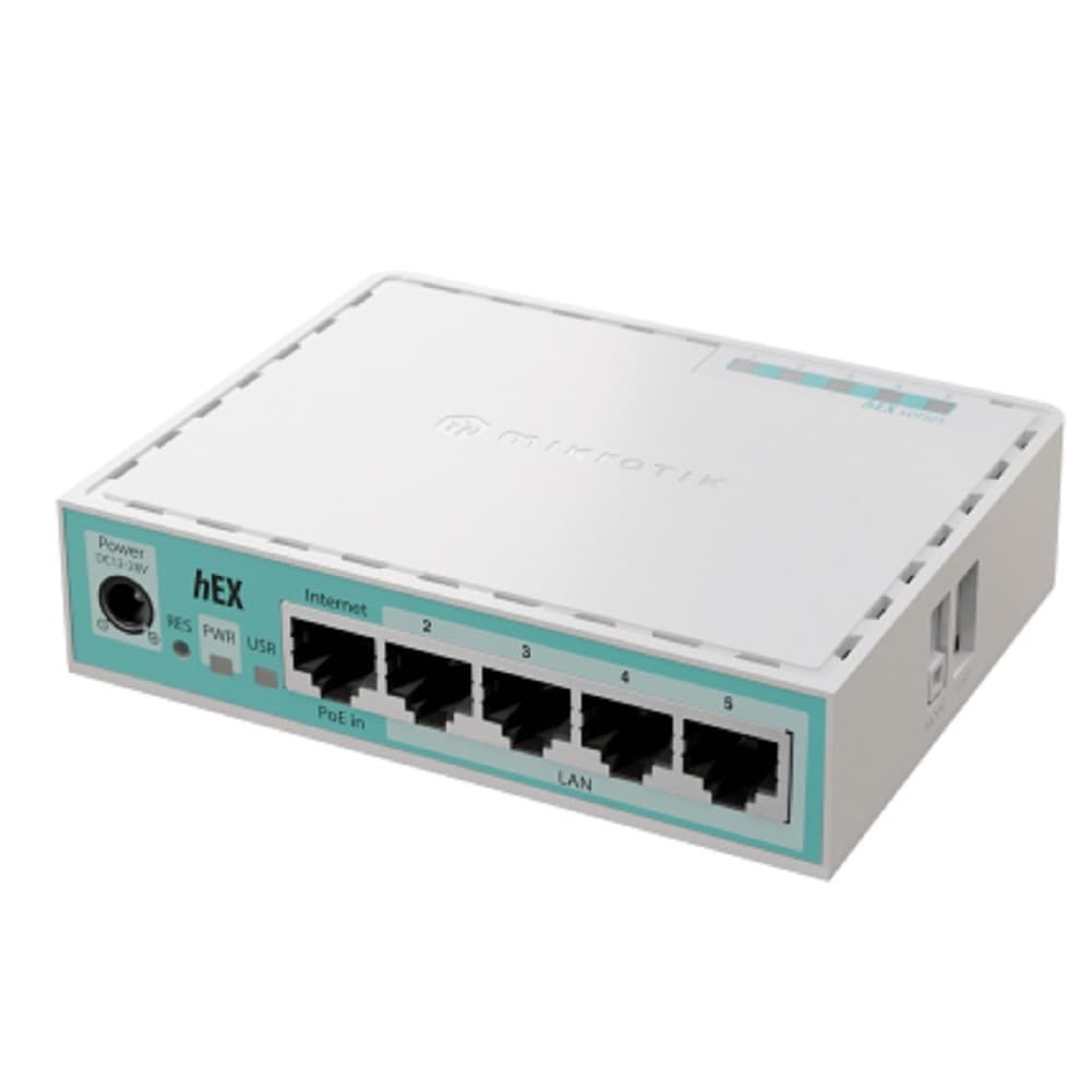 MikroTik E50UG hEX Refresh Маршрутизатор 5*1Gbit RJ45, 512MB RAM, Dual-core CPU, USB