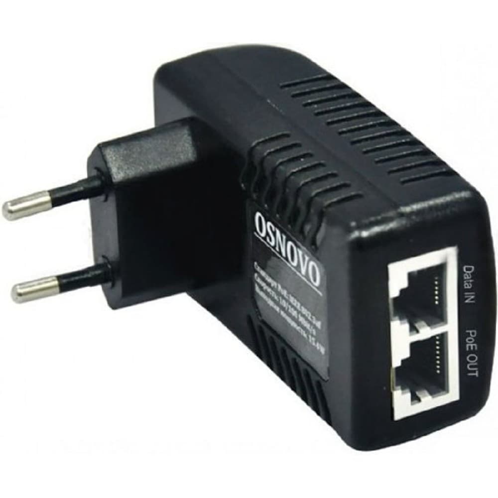 Midspan-1/151 PoE-инжектор Fast Ethernet на 1 порт.
