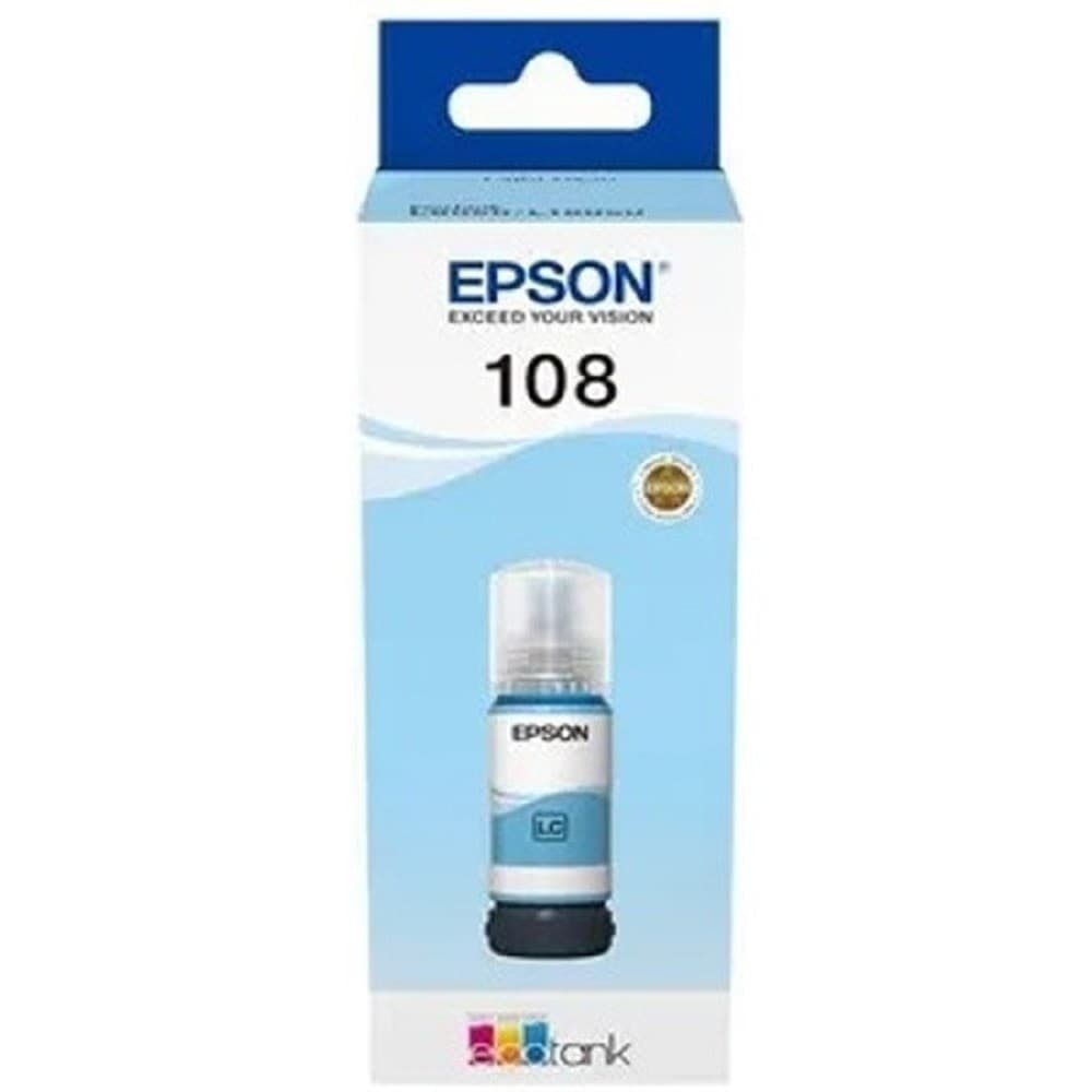 EPSON C13T09C54A Картридж 108 EcoTank Ink для Epson L8050/L18050, Light Cyan 70ml