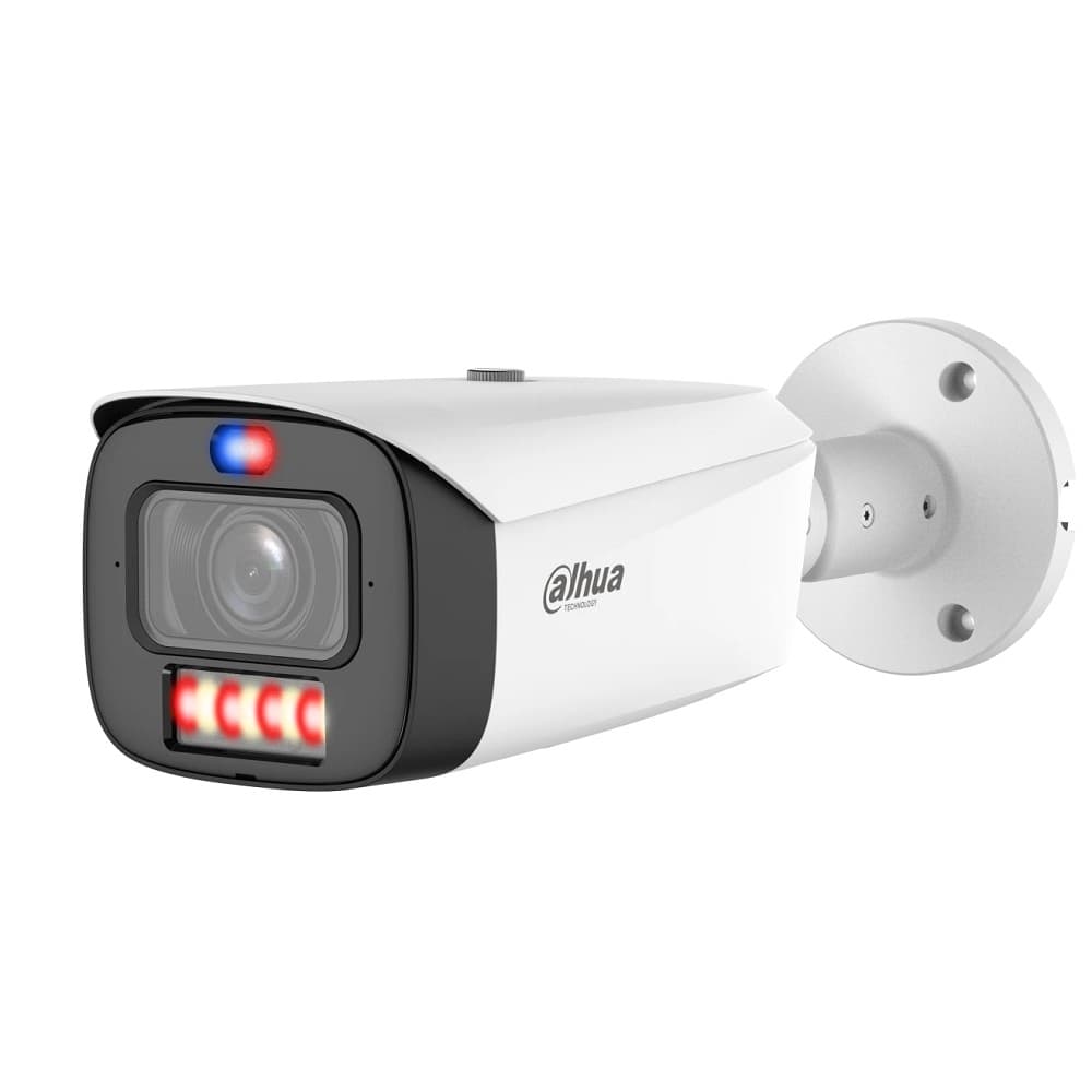 DAHUA DH-IPC-HFW3449T1P-ZAS-PV-PRO Уличная цилиндрическая IP-видеокамера WizColor 4Мп; 1/1.8” CMOS; моторизованный объектив 2.7~12мм (4x); WDR(120дБ); видеоаналитика LED 60м, ИК 60м; IP67; металл+пла