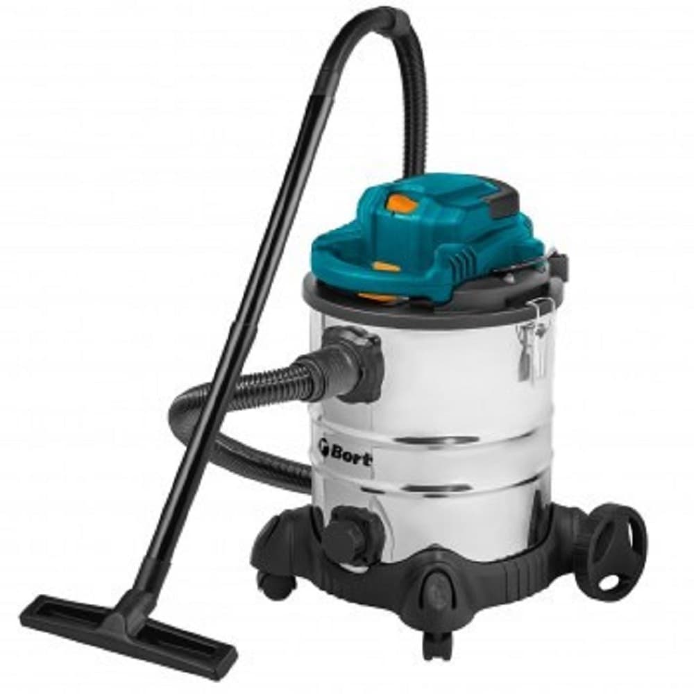 Строительный пылесос Bort BSS-1230-Duo 1200Вт (уборка: сухая/влажная/выдув/сбор воды) синий