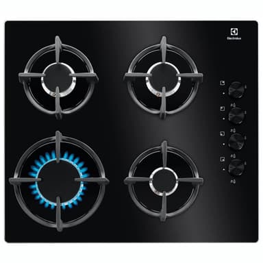 Газовая варочная поверхность Electrolux EGG6407K черный