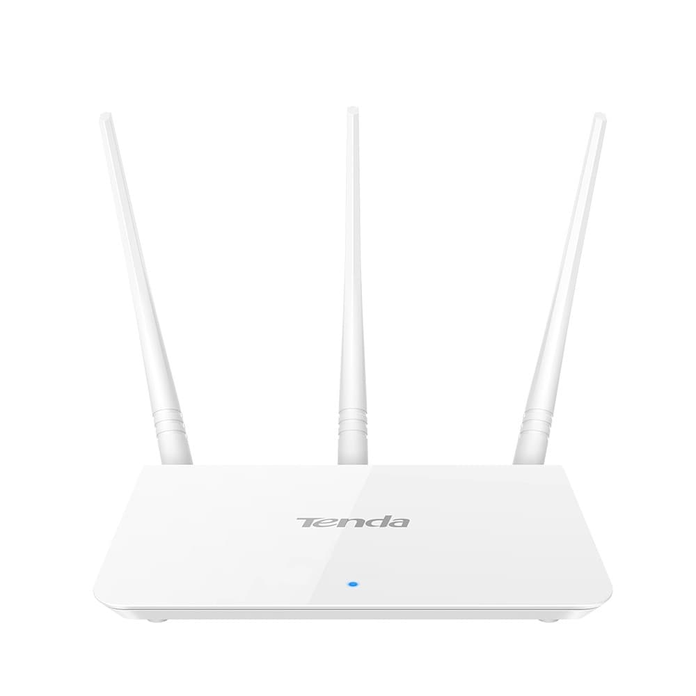 TENDA F3 Wi-Fi маршрутизатор стандарта N300 3 внешние антенны 5dBi, 1-port 10/100Mbps WAN, 3-ports 10/100Mbps LAN