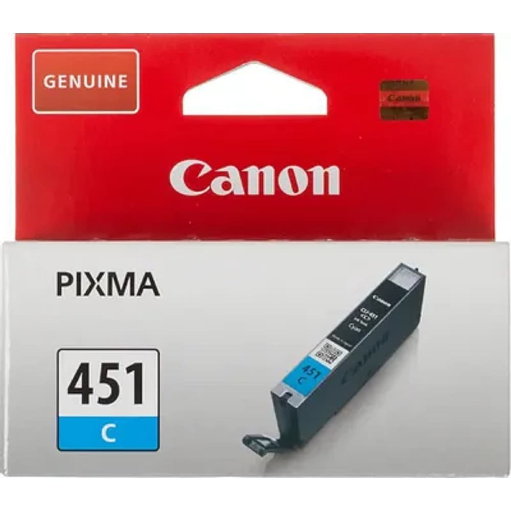Canon CLI-451C 6524B001 Картридж для PIXMA iP7240/MG6340/MG5440, Голубой, 332стр.