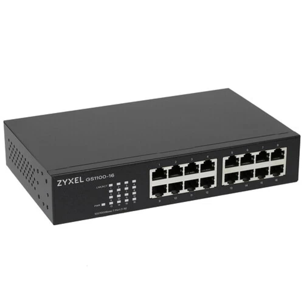 ZYXEL GS1100-16-EU0103F 16G неуправляемый Коммутатор