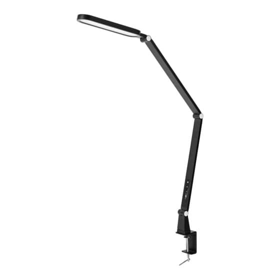 Camelion KD-860 C02 черн. LED(Свет-к наст.,на струбц., 13Вт,230В,850лм,сенс.рег.ярк и цвет.темп.)