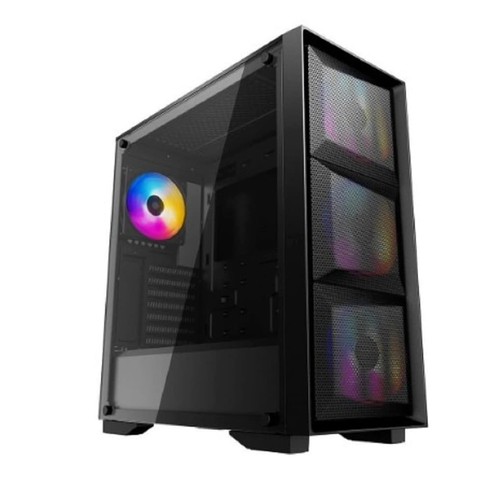 Deepcool MATREXX 50 MESH 4FS черный, без БП, боковое окно из закаленного стекла, USB 3.0, 2*USB 2.0, audio