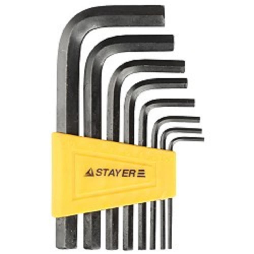 Набор STAYER Ключи "STANDARD" (27405-H8) имбусовые, 2 - 10мм, 8 шт