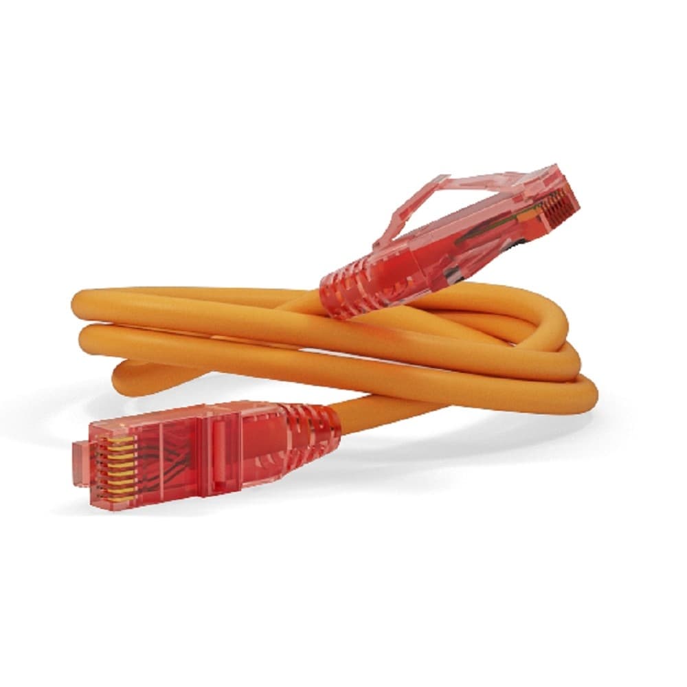 Hyperline PC-LPM-UTP-RJ45-RJ45-C5e-1.5M-LSZH-OR Патч-корд U/UTP, Cat.5е, LSZH, 1.5 м, оранжевый
