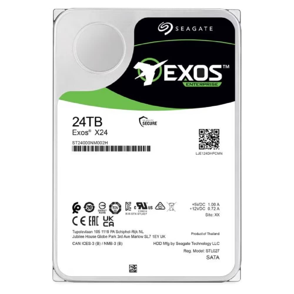 24TB Seagate Exos X24 (ST24000NM002H)