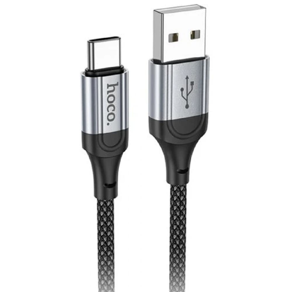 HOCO Кабель USB2.0 Hoco AM/Type-C, 3А, X102, 1м, черный, коробка