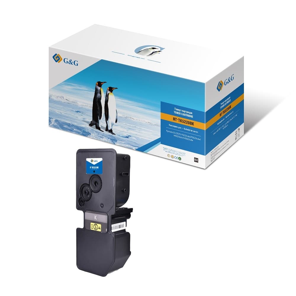 Картридж лазерный G&G NT-TK5220BK черный (1200стр.) для Kyocera ECOSYS P5021cdn/P5021cdw/M5521cdn/M5521cdw
