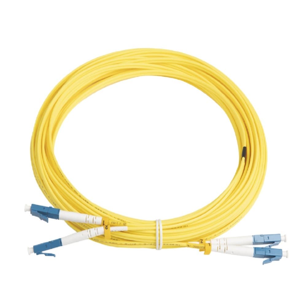 Hyperline FC-D2-9-LC/UR-LC/UR-H-10M-LSZH-YL Патч-корд волоконно-оптический (шнур) SM 9/125 (OS2), LC/UPC-LC/UPC, 2.0 мм, duplex, LSZH, 10 м